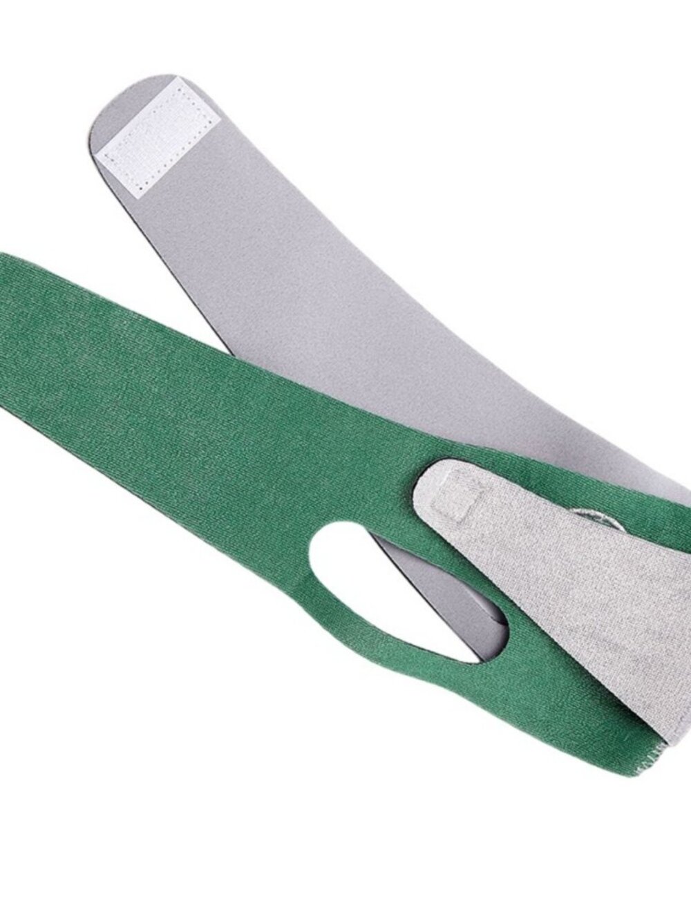 2 Pack Reusable V Line Face Slimming Strap Jawline Shaper Compression Band Green